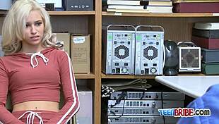 Kiara's cunt gets banged hard and rough in office group scene with moaning pleasure