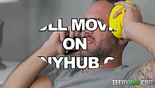 touched by angel kylie shay with damon dice. sneaky pov groping moment.