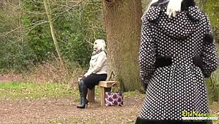 mature british milf lacey starr cheats with old nanny in lesbian fingering session