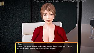 In my new family, the milf is licking big tits and diving into pussy