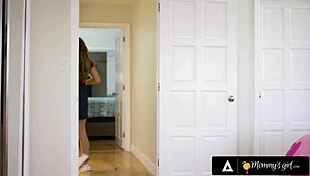 Naughty laney grey fucks stuck stepmom cory chase