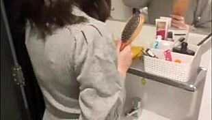 Step-Mom Drains Cock To Help With Girlfriend