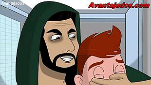 jason stars in this gay comic porn compilation with hot drawings