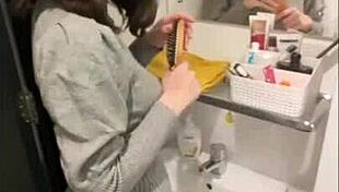 Step-Mom Drains Cock To Help With Girlfriend