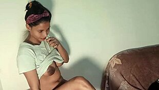 I'm watchin' this tight Bangali girl Shathi Khatun an' Hanif playin' with big dick, so horny