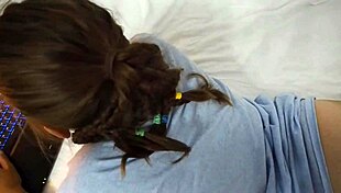 Just a Gamer Girl Getting Nailed While Playing WoW