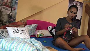 Isabella Feels Sexy in T-Shirt and Panties, Ignoring Your Gaze