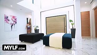 miss raquel, the realtor, riding in doggystyle with shaved pussy?