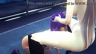 Evelynn Futa Fucks Kaisa's Ass And Blowjob In Uncensored Hentai