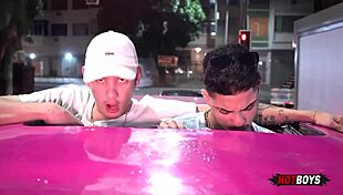 celebrating my birthday in a limousine with an emotional gay orgy