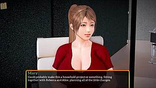 In my new family, the milf is licking big tits and diving into pussy