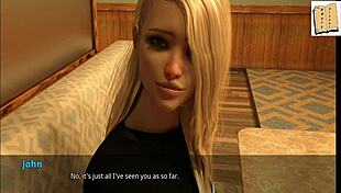 Mature Anna with Big Tits Takes Monster Cock from John While Working in 3D Hentai Scene