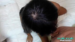 man, this busty thai chick just swallowed my load after head