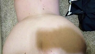 quick closet sex turns intense with doggystyle and cum in mouth