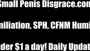 your dick just isn't big enough to satisfy me in this sph session