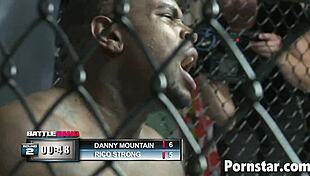 sexy black girl stacy adams gets fucked hardcore in doggystyle, bent over, with facial and swallow