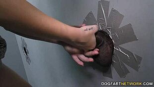 Edyn Blair Sucks and Fucks Two Monster Black Cocks at Outdoor Gloryhole