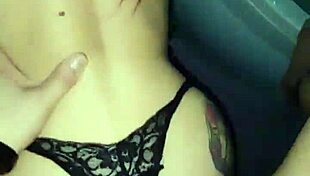 Big tits babe gets blowjob and sex in bathroom