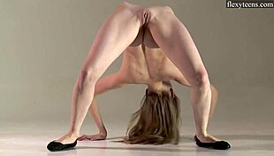 How Does Russian Teen Sofia Zhiraf Spread Legs in Gym?