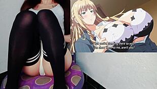 The only man in women's college fucks them all