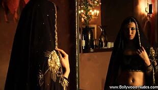 Erotic Brunette Milf Dancer Teases with Striptease