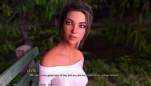 Cute brunette in Being a Dik game wants me for hentai fun with big cock.