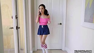 kiley jay walks in on her stepdad jerking to porn.