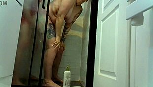 short shower scene with big tits milf getting fucked and squirting in paris