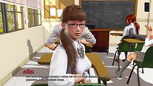 complete gameplay of ripples part 1 with cute blonde teacher