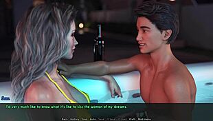 Sweet Sam, wanna kiss in this 3D wife game?