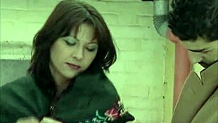 Hey, check out these hot porn chicks in a retro MMF threesome with Olga!