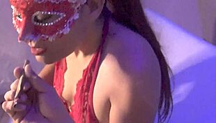 Intense 18-minute session of slobbering cock sucking with a ring, ending in cum in mouth