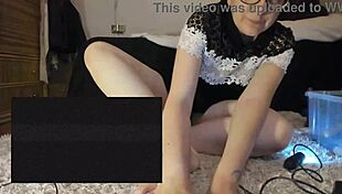 Great Orgasms for This Big Hairy Pussy Masturbating with Micro Cameras