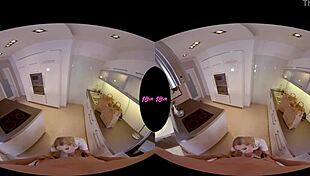 Tantalizing Big Titty Blonde Teen 18+ Sucked In Kitchen