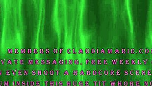 क्लाउडिया मैरी की विशाल चूचियां रफ और जोरदार चूसीं