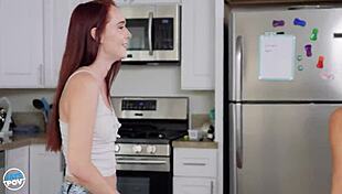 Alice and Madison, you teens ready for POV blowjob action?