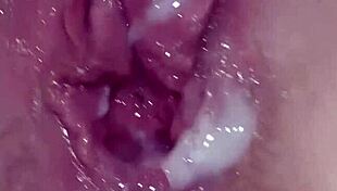 this skinny german milf is taking a creampie gangbang bareback in the orgy 😈