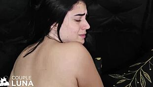 Young brazilian girl gets her tight ass fucked hard in homemade anal.