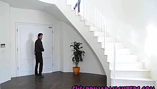 Hot Teen 18+ Rides Stepdads Cock, Receives Cumshot After Oral And Handjob