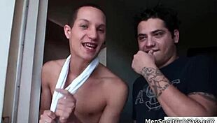 intense gay threesome sucking and fucking with horny guys 😈