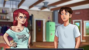 Summertime Saga 64 with Big Tits Anime Hentai Action!