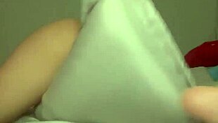 sexy asian laci aioki humps pillow to orgasm