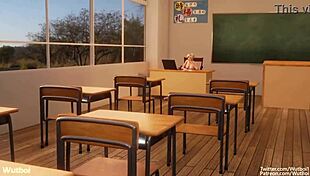 d.va in glorious detention with big ass blowjob 😍