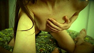 skinny teen performs striptease