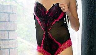 Is this slutty teen ready for her photoshoot?