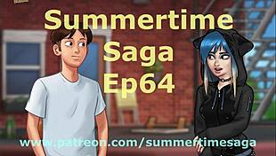 Summertime Saga 64 with Big Tits Anime Hentai Action!