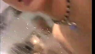 Sweet amateur teen couple fucking hard in the bath with creampie