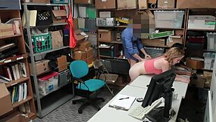 hot bffs bonnie grey maya bijou caught shoplifting punished in garage