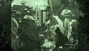 Watch vintage taboo action with hairy pussy and pooch outdoors.