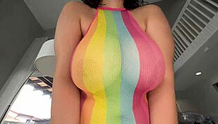 Crystal Chase's Big Tits Get That Creampie in Hentai Doggystyle!